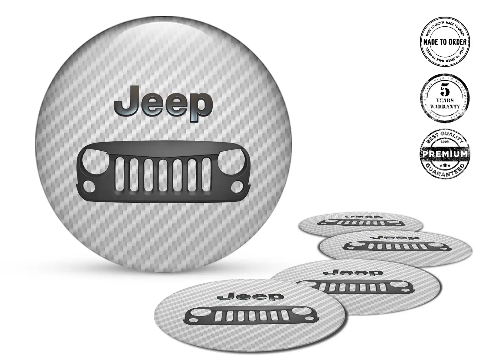 Jeep Ruota Distintivo Stile Loghi Cupola Custom